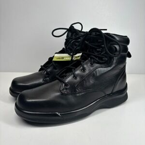Apex Ambulator Bio B4500M Men's 8.5 Wide Black Biomechanical‎ Lace-Up Work Boots